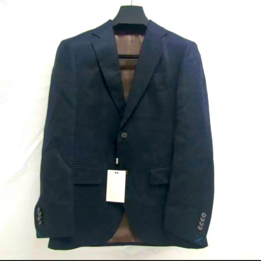 NWT SuitSupply Napoli Jacket Navy Linen Blazer
